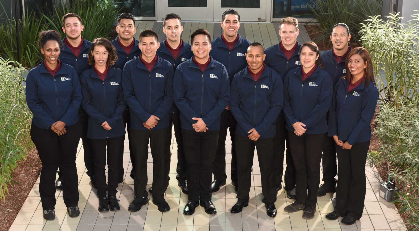 Professional valet parking for a large gathering