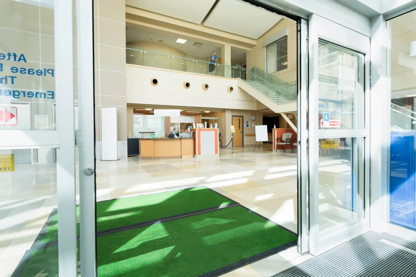Valet service at a hospital entrance